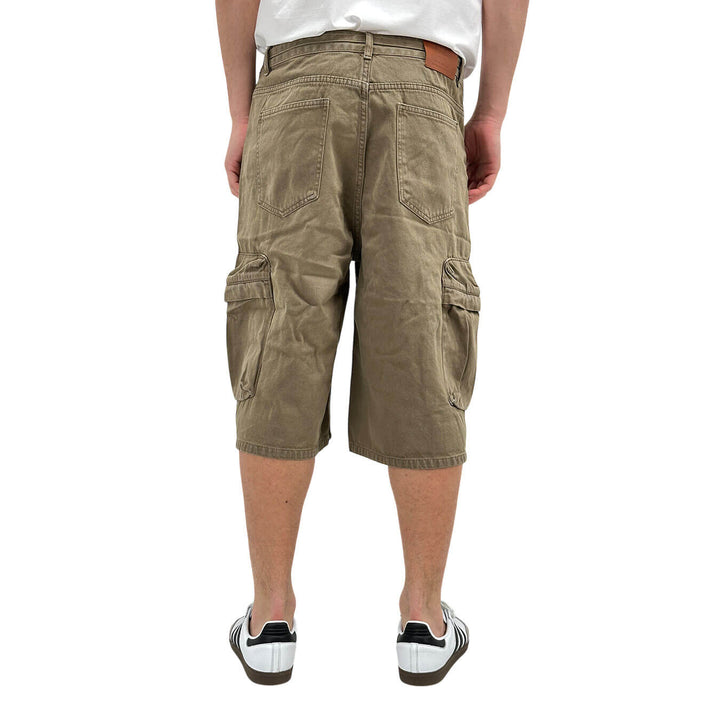 Rytual Men's Shorts, Bermuda, Drawstring, Cotton, Green