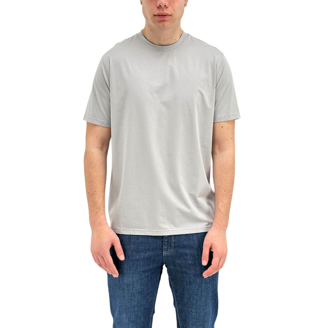 MarKup Men's Basic Sweater, Crewneck, Over, Cotton, Grey