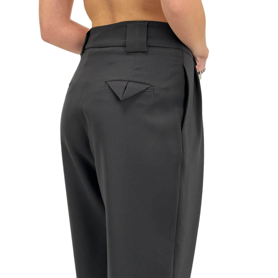 Relish Setmu Women's Capri Pants High Waist Black