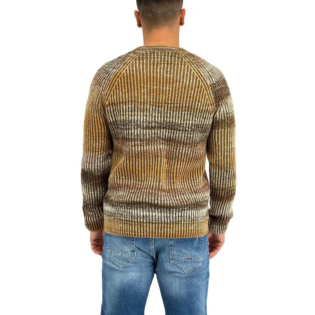 bob Cardigan, A24box, Bottoni Filato Stampa, Marrone, Bassiniboutique.it, 2023 a/i