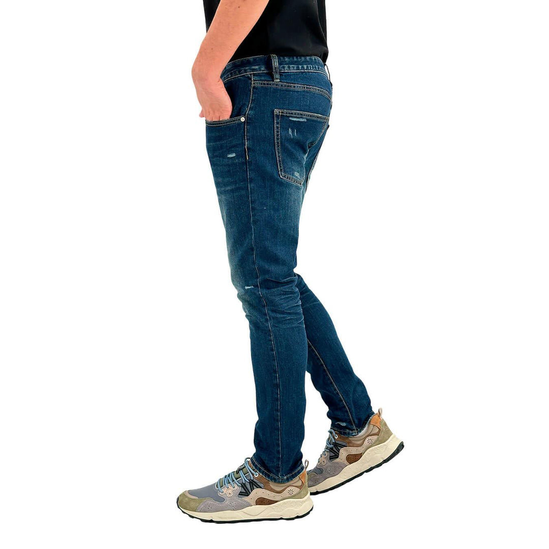 Imperial Men's Trousers, Jeans, Denim, Chino, Cotton, Dark Blue