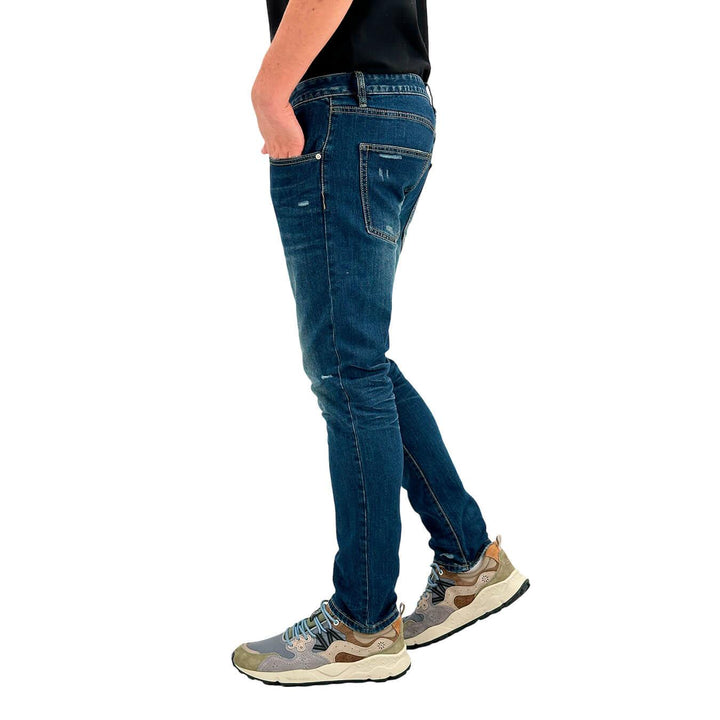 Imperial Men's Trousers, Jeans, Denim, Chino, Cotton, Dark Blue