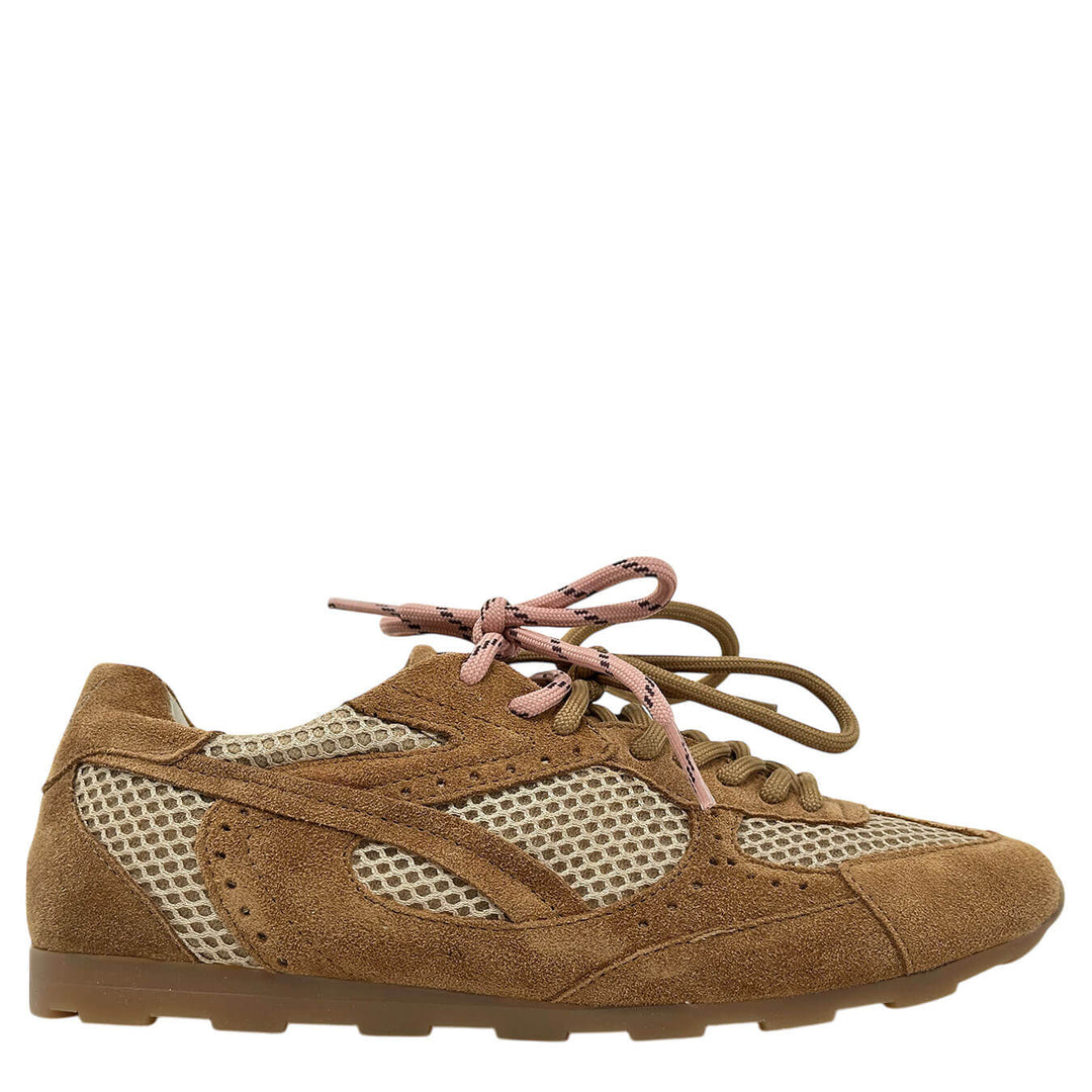 Ovyé Scarpe Donna, Sneakers, Scamosciato, Beige