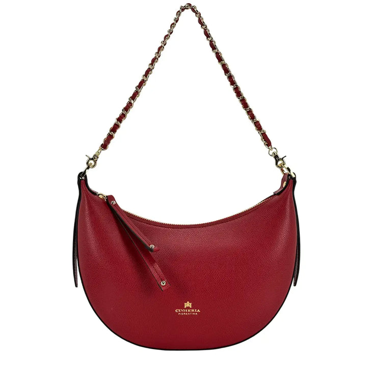 Cuoieria Fiorentina, Borsa, Donna, Eva Small, Hobo, Pelle, Rosso