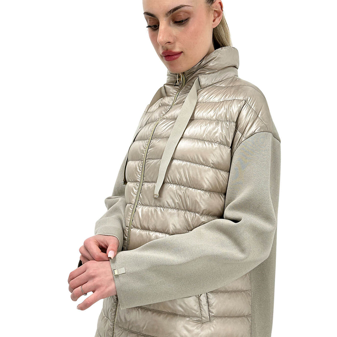 Herno Giacca Donna, Eternal Cotton e Nylon Ultralight, Beige