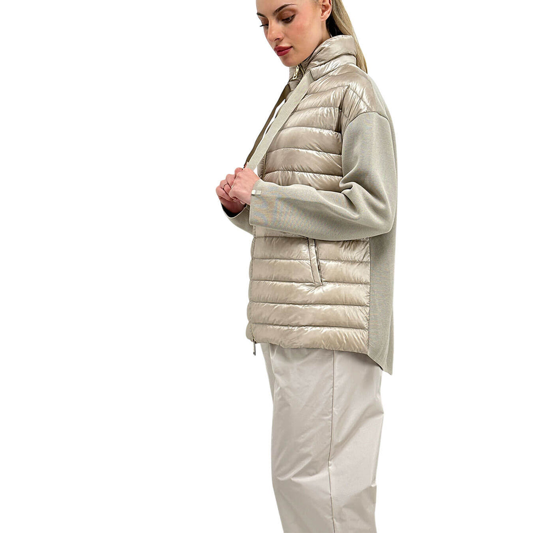 Herno Giacca Donna, Eternal Cotton e Nylon Ultralight, Beige