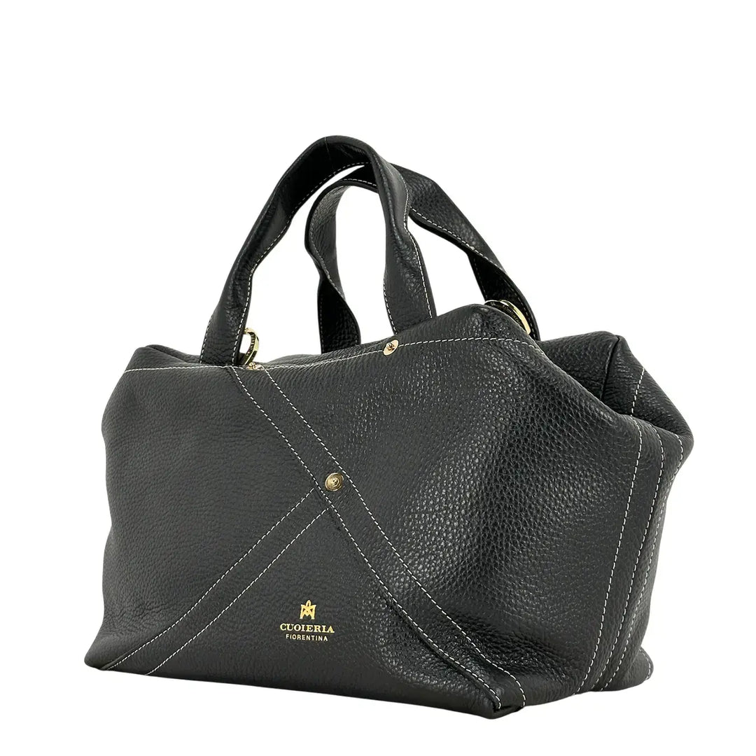 Cuoieria Fiorentina, Borsa, Donna, Jenny Duffle, Pelle, Nero