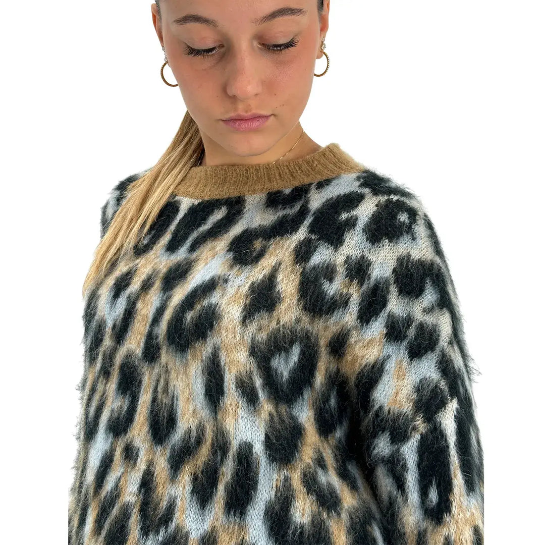 Tensione In, Maglia, Donna, Maculato, Multicolore