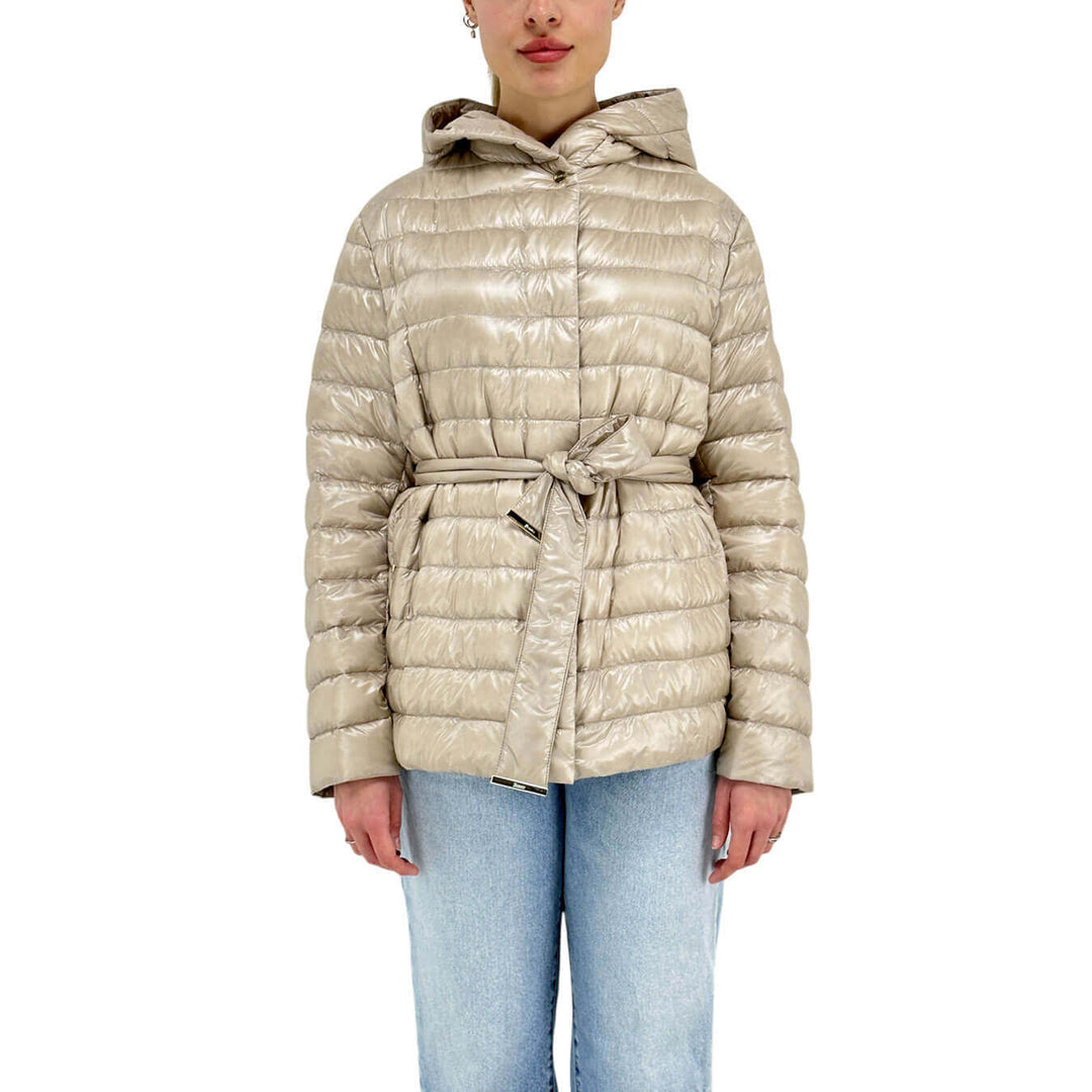 Herno Women's Jacket, Quilted, Ultralight, Hood, Chantilly