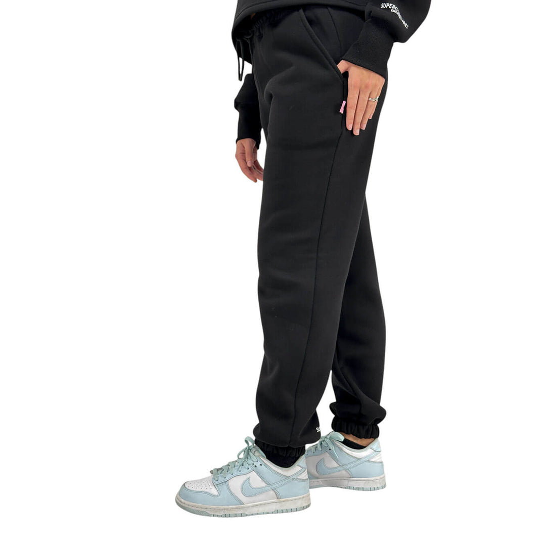 Superculture, Pants, Women, Rita, Cotton, Black