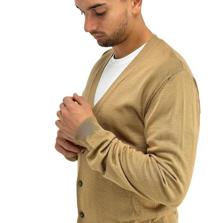 Imperial Cardigan, M553b504, Bottoni Scollo v, 1811 Tabacco, Bassiniboutique.it, 2023 a/i
