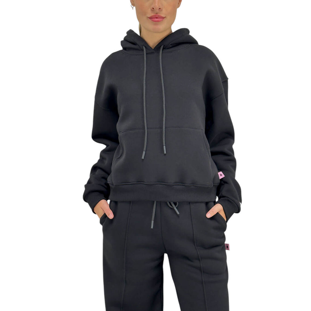 Superculture, Sweatshirt, Women, Sally, Cotton, Black