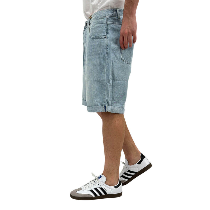 Rytual Men's Shorts, Bermuda, Denim, Cotton, Light Blue