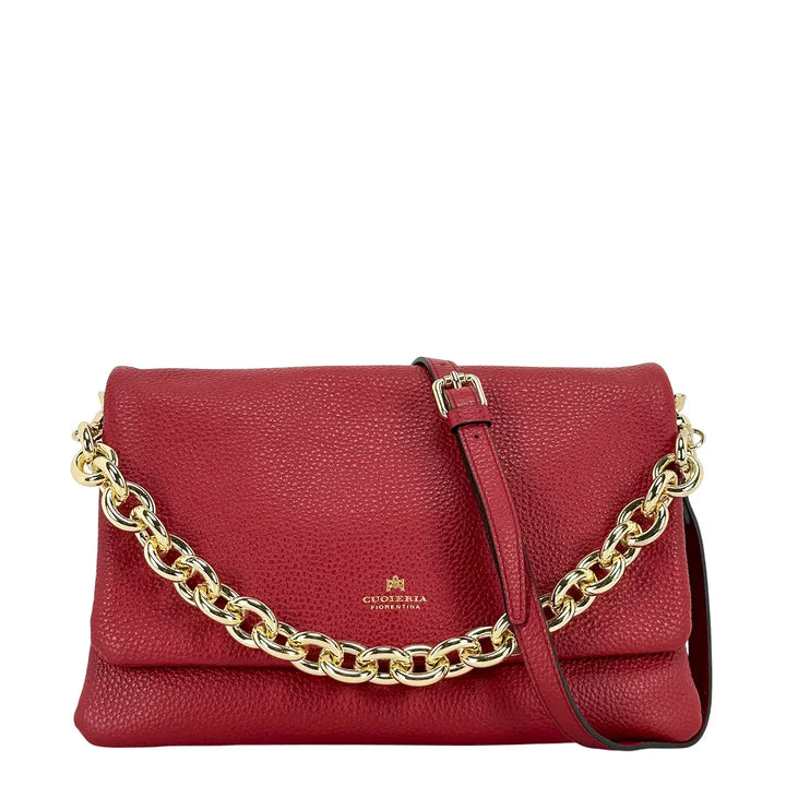 Cuoieria Fiorentina, Borsa, Donna, Pelle, Rosso