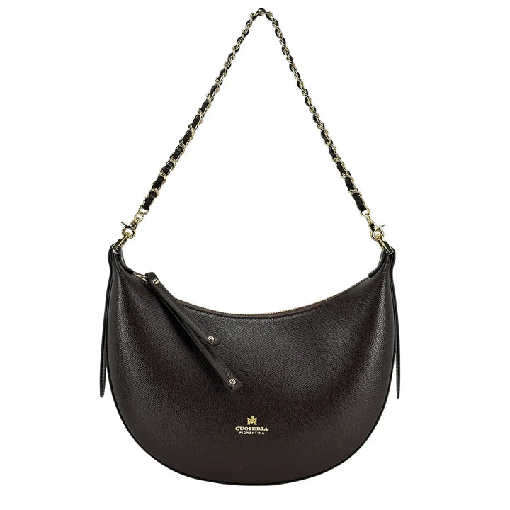 Cuoieria Fiorentina, Borsa, Donna, Eva Small Hobo, Pelle, Moro