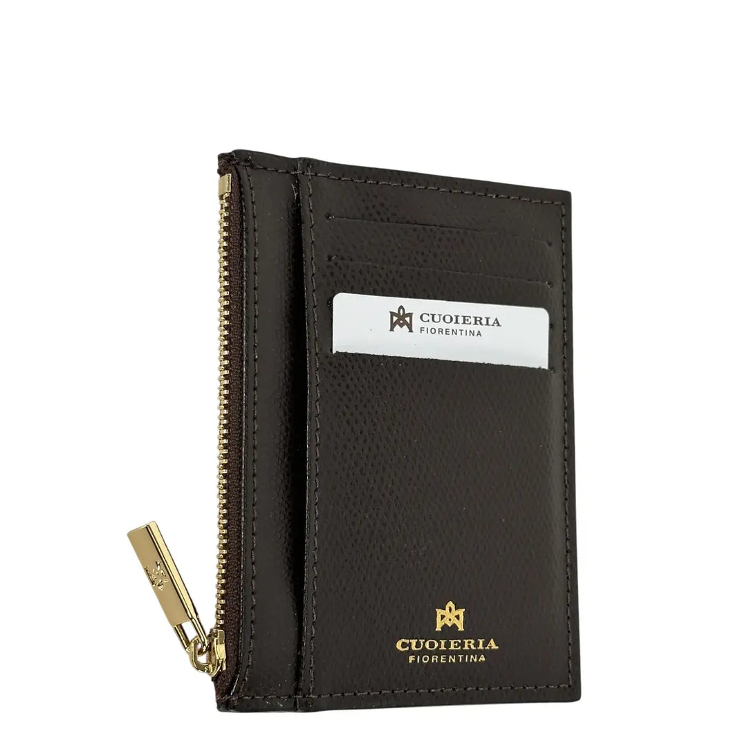Cuoieria Fiorentina, Portacarte, Uomo, Pelle, Moro