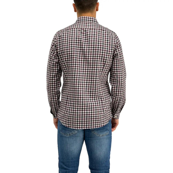 Markup Camicia, 593017, Quadri Rodeo Shirt, Panna Rosso, Bassiniboutique.it, 2023 a/i