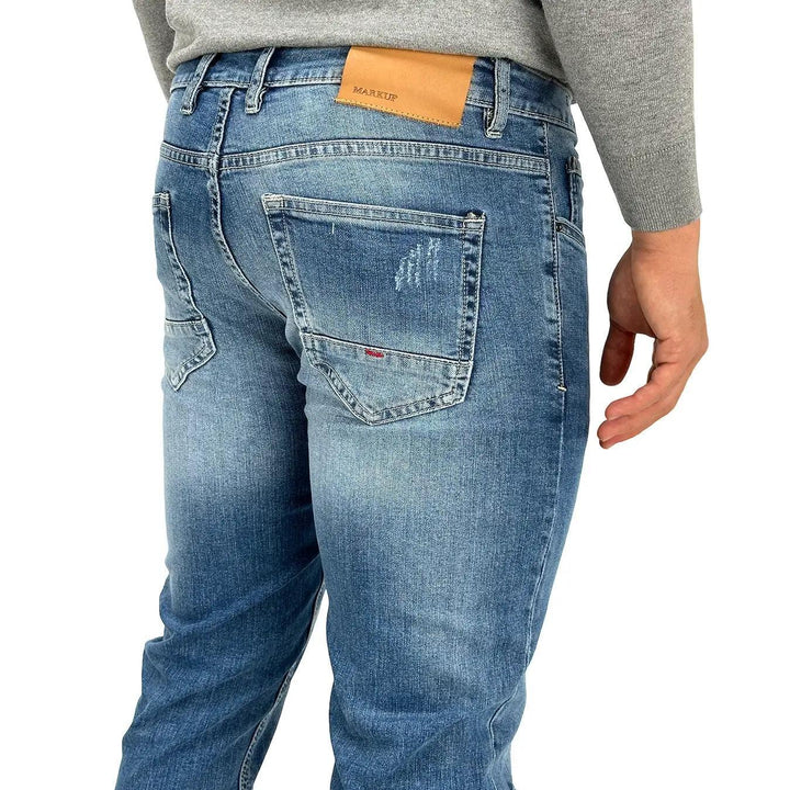 Markup Jeans, 595011, Regular fit Distrutto, Denim Blu, Bassiniboutique.it, 2023 a/i