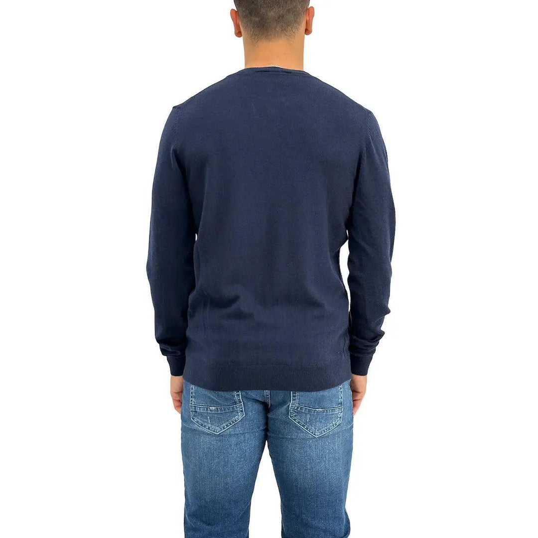 Markup Maglia ml, 590117, Girocollo Trecce Misto Cash, Blu, Bassiniboutique.it, 2023 a/i