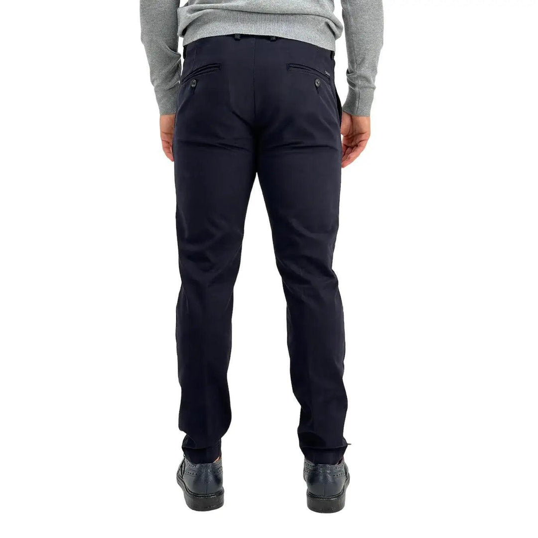 Markup Pantalone, 595111, Regular fit Dobby, Blu, Bassiniboutique.it, 2023 a/i