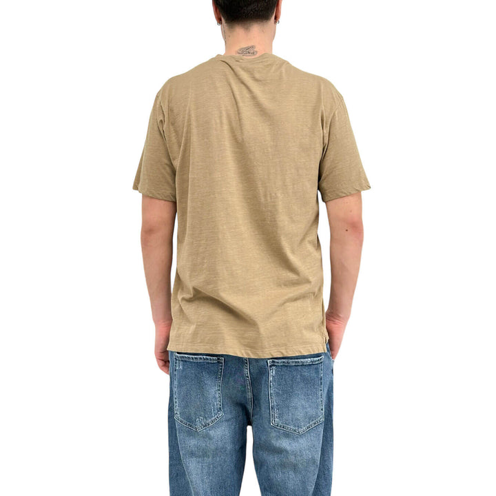 BL.11 Block Eleven Men's T-Shirt, Short Sleeve, Cotton, Beige
