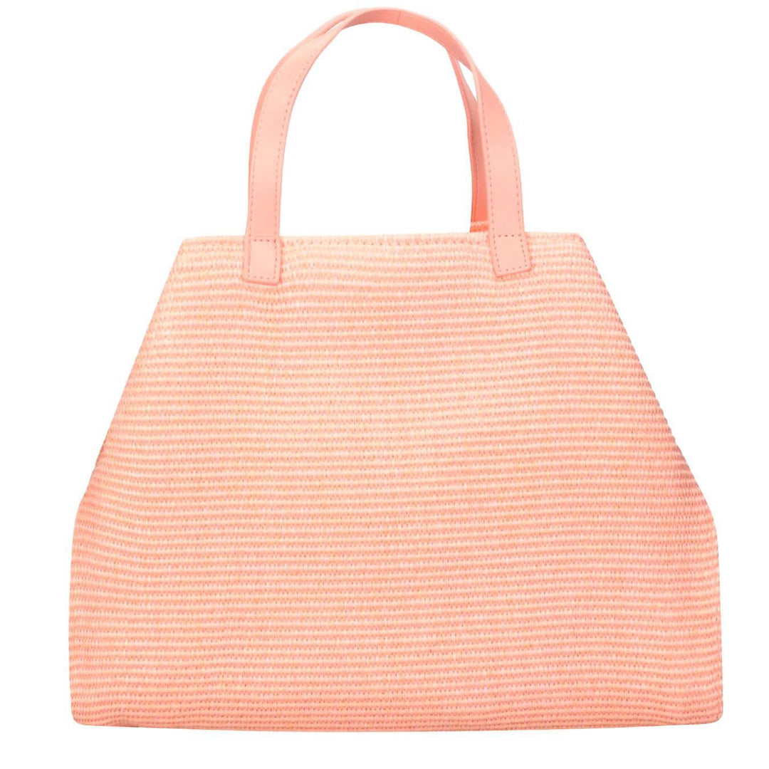 Rebelle Borsa Ashanti Donna, Shopping Bag, Tracolla, Paglia, Nude, bassiniboutique.it