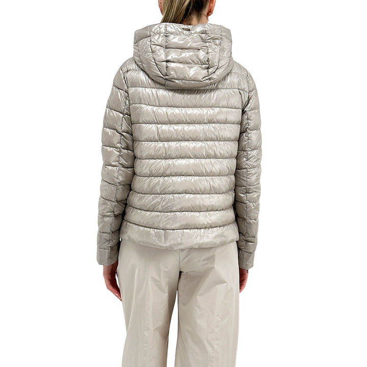 Herno Piumino Donna, Cappuccio, Nylon Ultralight, Grigio