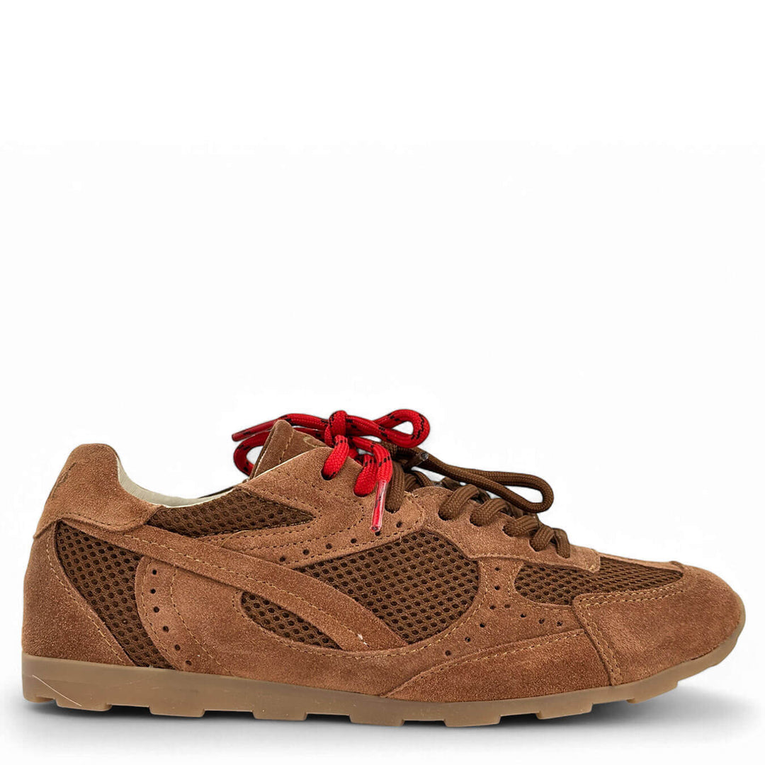 Ovyé Women's Shoes, Sneakers, Suede, Brown