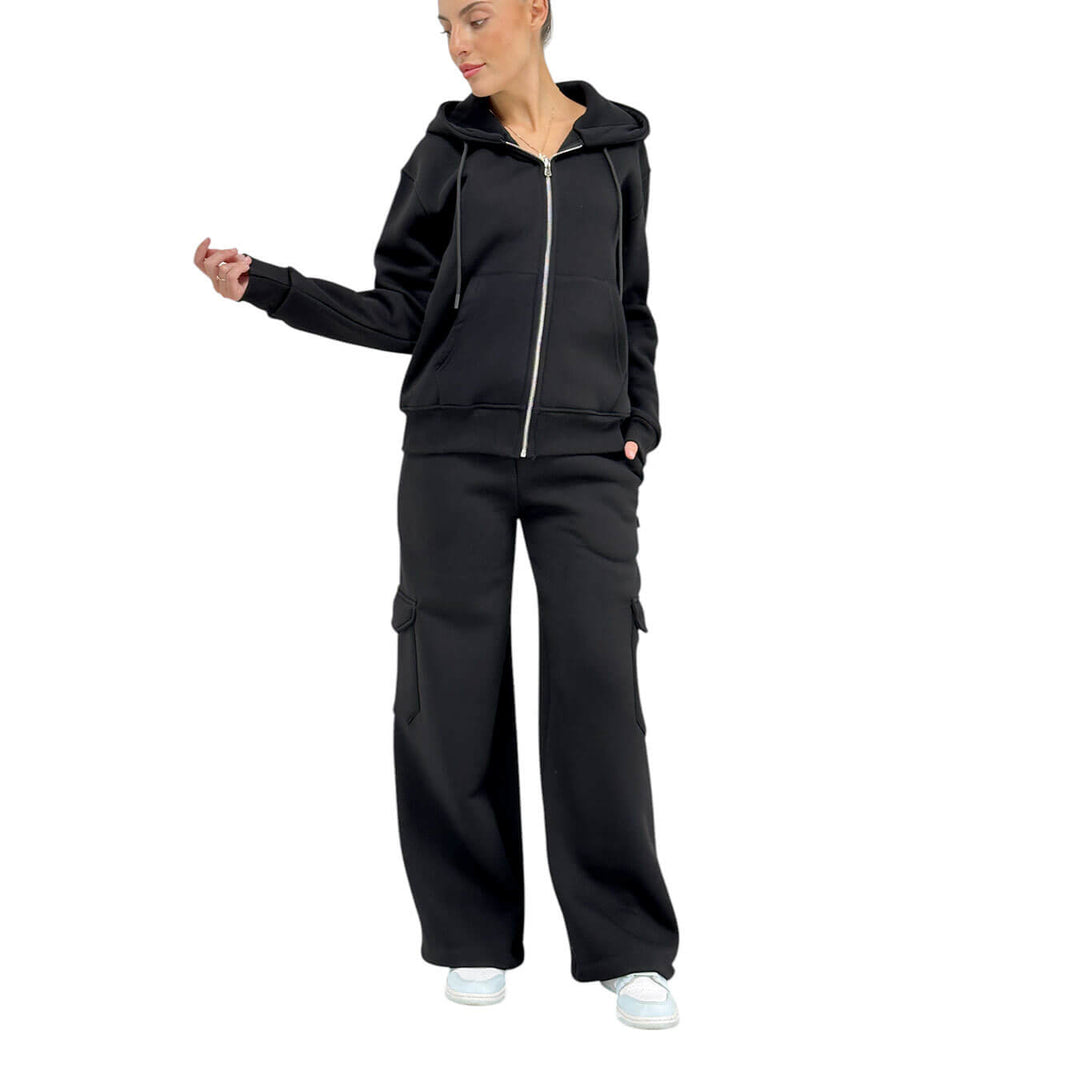 Superculture, Sweatshirt, Women, Etta, Cotton, Black