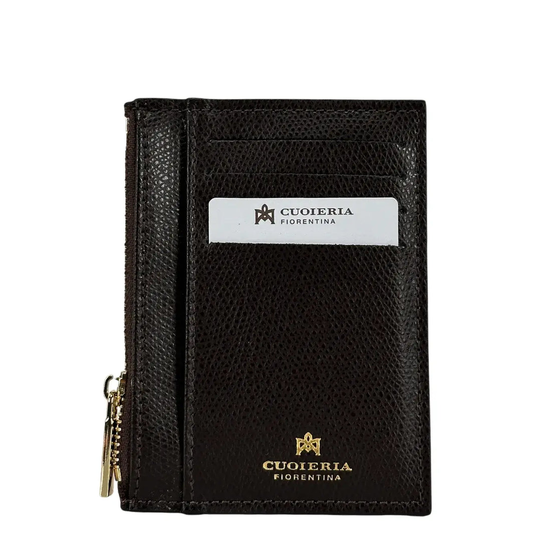Cuoieria Fiorentina, Portacarte, Uomo, Pelle, Moro