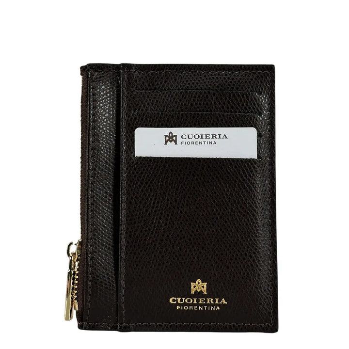 Cuoieria Fiorentina, Portacarte, Uomo, Pelle, Moro