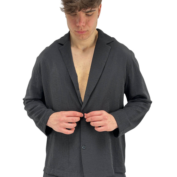 I'm Brian Men's Shirt, Casual, Long Sleeve, Black