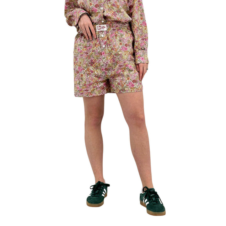 Mc2 Saint Barth Women's Shorts, Boxy Margaret Annie Print