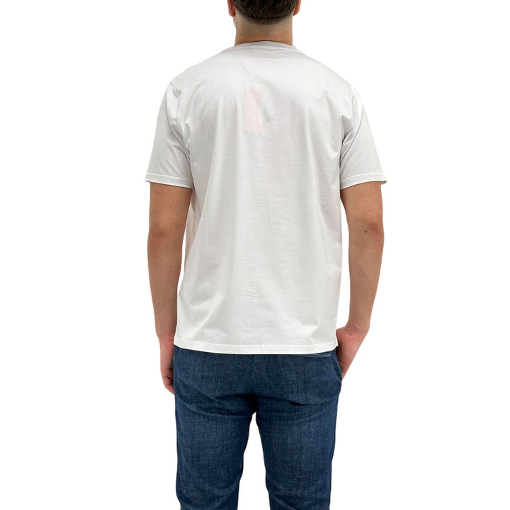 MarKup Men's Basic Shirt, Crewneck, Over, Cotton, White