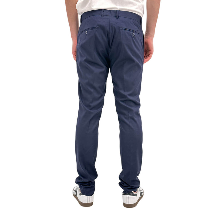 Marco Nils Men's Suit, Double-Breasted, Mixed Fabric, Blue