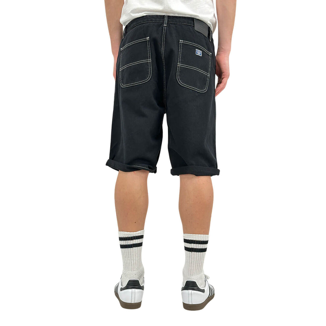 Rytual Men's Shorts, Bermuda, Denim, Cotton, Black