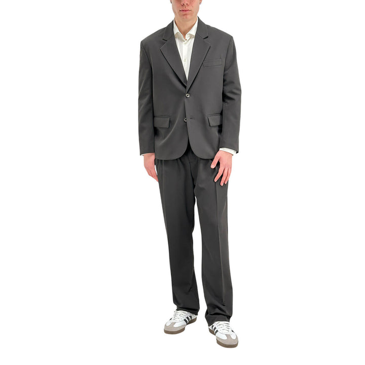 Imperial Men's Jacket, Classic, Single Breasted, Two Buttons, Black