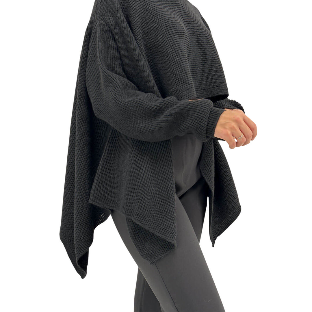Relish, Maglia, Donna, Taso, Collo Alto, Acrilico, Nero