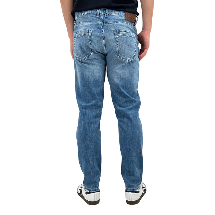MarKup Pantaloni Uomo, Jeans, Denim, Chino, Cotone, Blu Medio
