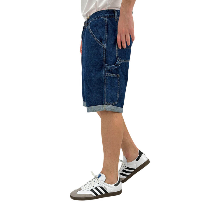 Rytual Men's Shorts, Bermuda, Denim, Cotton, Blue