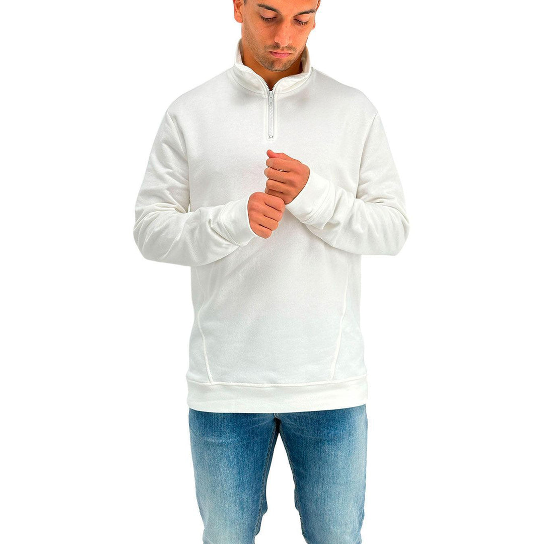 Imperial Felpa Uomo, Collo Alto, Mezza Zip, Manica Lunga, Cotone, pe2024, bassiniboutique.it
