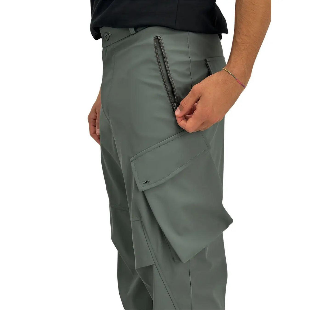 w not Brand Pantalone, Pl29, Cargo Tessuto Tecnico, Militare, Bassiniboutique.it, 2023 a/i