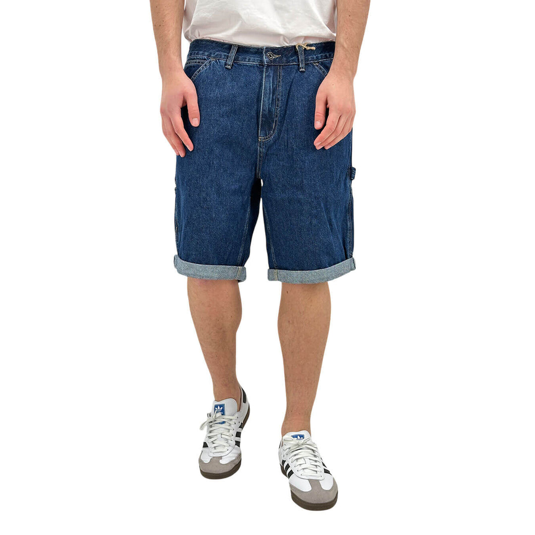 Rytual Men's Shorts, Bermuda, Denim, Cotton, Blue