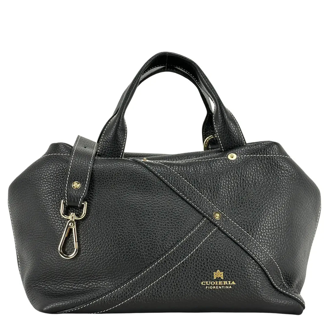 Cuoieria Fiorentina, Borsa, Donna, Jenny Duffle, Pelle, Nero