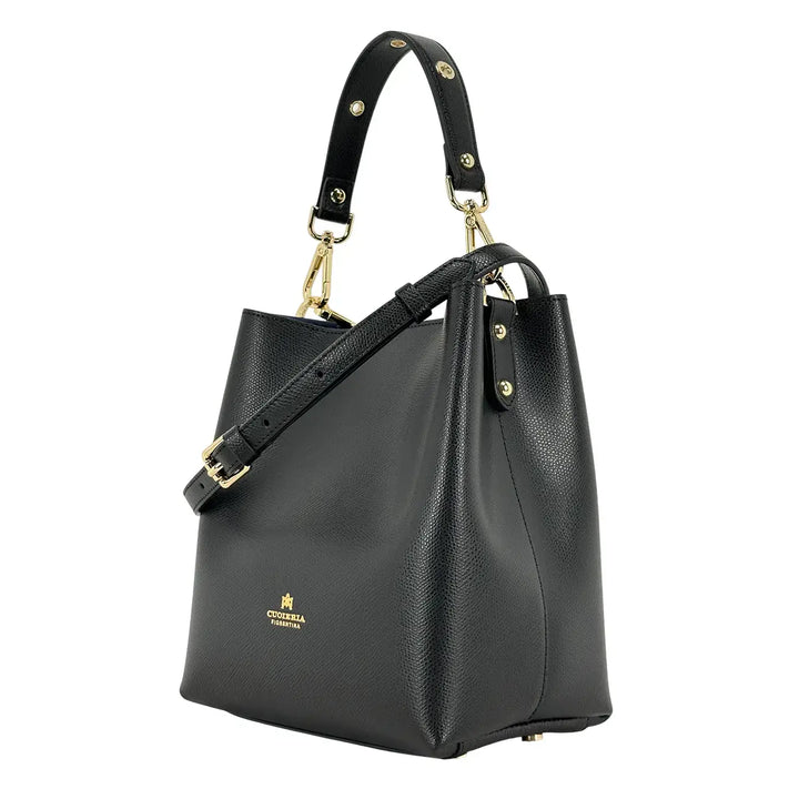 Cuoieria Fiorentina, Secchiello, Donna, Pelle, Nero