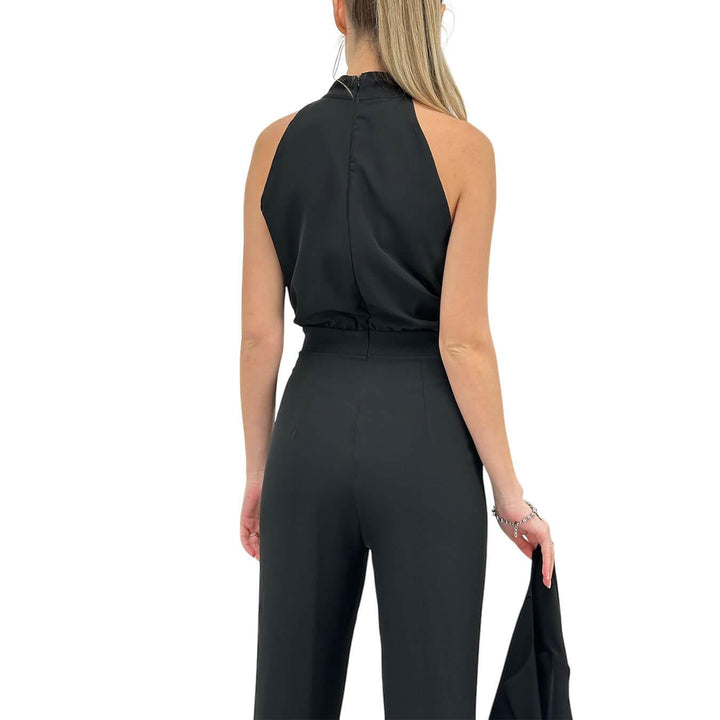 Kontatto Women's Complete Set, Jacket and Tracksuit, Regular Fit, Black