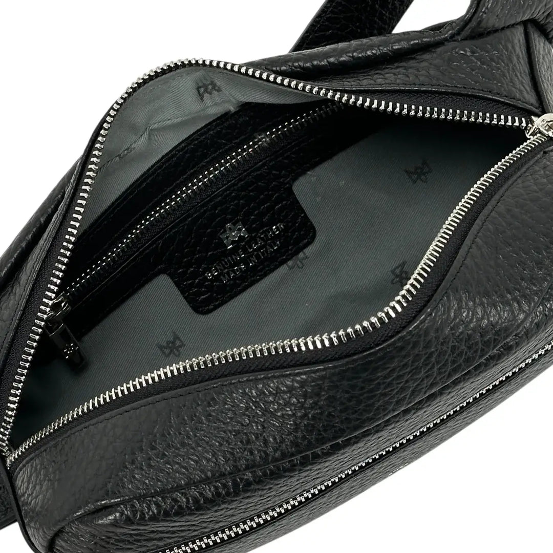 Cuoieria Fiorentina, Marsupio, Uomo, Pelle, Nero