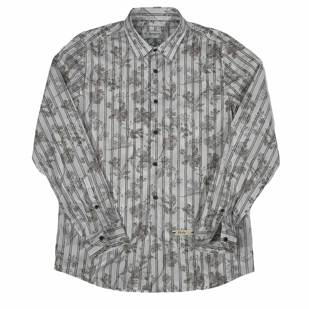 Markup Camicia, 3025, Mussola Stampa, Panna, Bassiniboutique.it, 2022 p/e