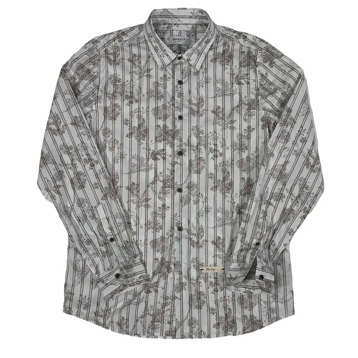 Markup Camicia, 3025, Mussola Stampa, Panna, Bassiniboutique.it, 2022 p/e