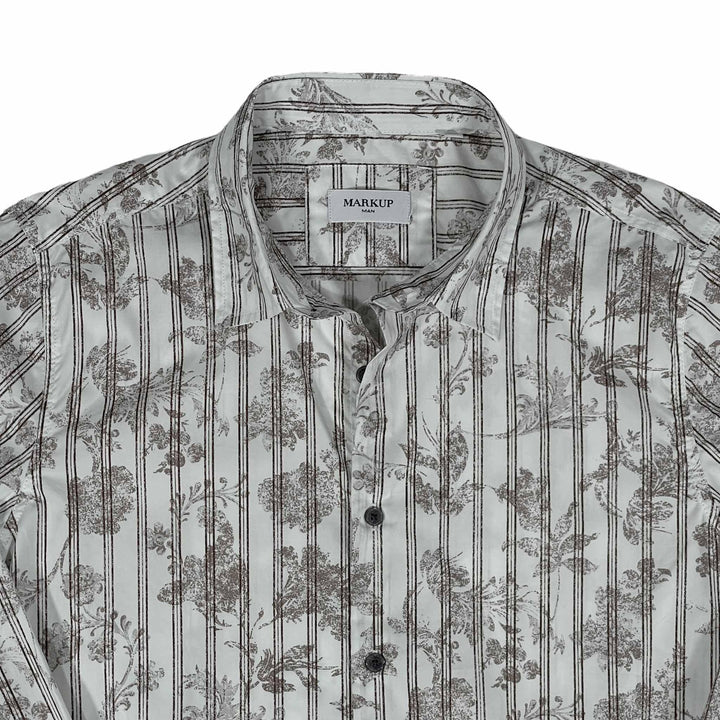 Markup Camicia, 3025, Mussola Stampa, Panna, Bassiniboutique.it, 2022 p/e